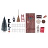 1/12 1/6 Christmas Fairy Door Kit Crafted Exquisite Cute Colourful