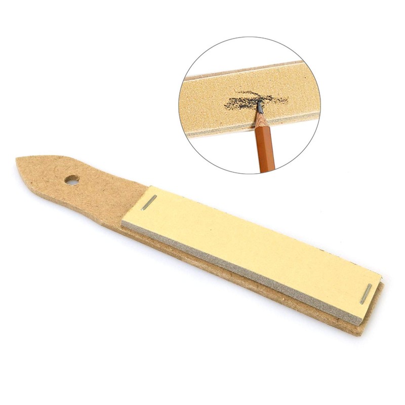 RLECS 4-Pack Sketch Sandpaper Pencil Pointer Sand Paper Sharpener Drawing