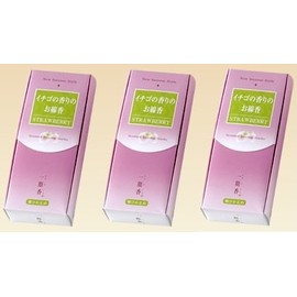 Baieido Ichigo Incense, Set of 3, Strawberry Scented Incense Sticks