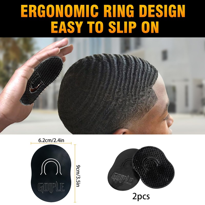 Natural Wave Pomade for Men Strong Hold, Easy Wash -