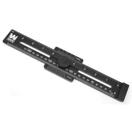 WEN ME251R 10-Inch Aluminum Offset Marking Gauge and Layout Tool with Laser-Etched Scale