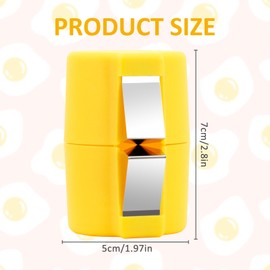 Egg Shell Opener, New Egg Cracker Tool for Raw Eggs, Easy Egg Epener Quick Cutting Egg Separator Tool for Egg Peeler Cooking Camping, Kitchen Gadgets