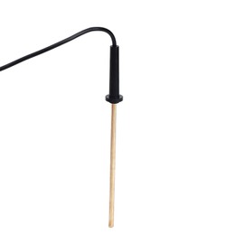 XPSSJMU 15KV LCD Electric Fence Voltage Tester Portable Electric Fence Digital Voltmeter Electrical Fence Voltage Tester for Farm Garden(Black)