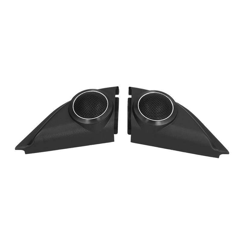 2pcs Car Door Tweeter Speaker Cover Trim Loudspeaker Decor Replacement