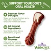 Whimzees Wellness Brushzees Dog Dental Treats, Natural Chews, Large Size