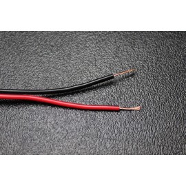 Audiopipe 16 GAUGE RED BLACK SPEAKER WIRE PER 5 FT AWG CABLE POWER GROUND STRANDED COPPER