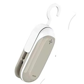 Quality You Like Mini Bag Sealer, Portable Heat Vacuum Sealers Plastic Sealer, 2 in 1 Heat Seal and Cutter Mini Food Sealer For Plastic Bags (Gray)