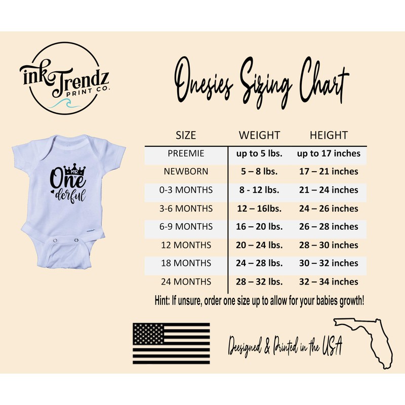 Ink Trendz - playera de primer cumpleaños para niño con