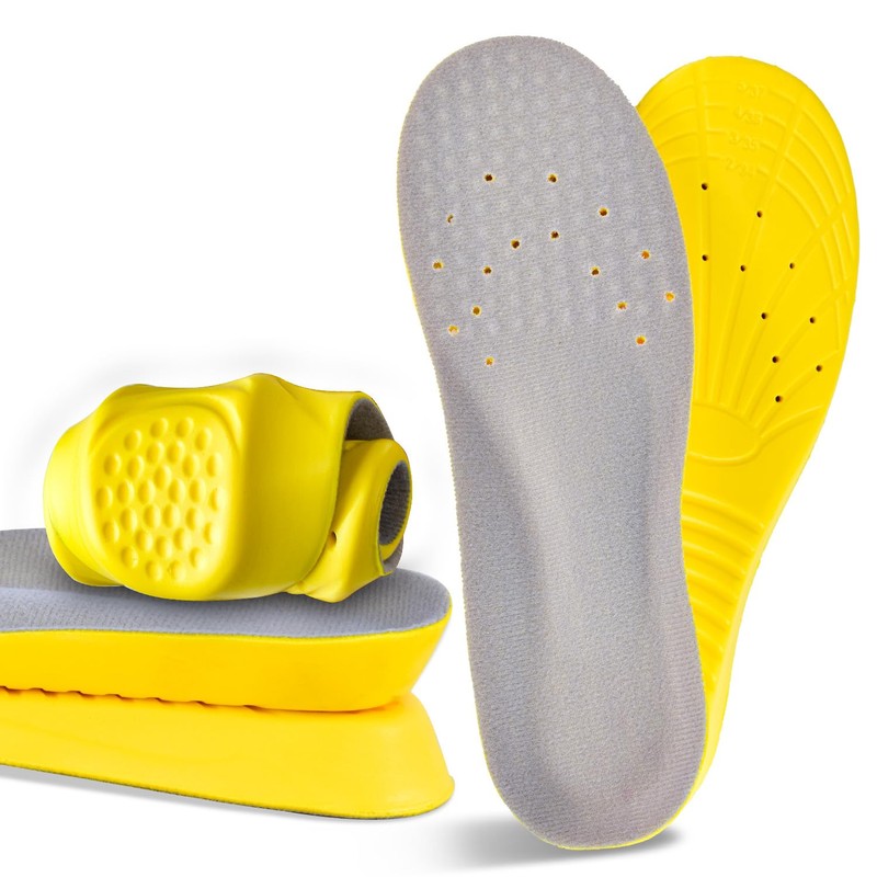 Meidlan Insoles Shock Absorption, Arch Support, Ultra Lightweight for Sports,
