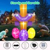 inslife 8FT Tall Inflatable Cross He is Risen with Easter