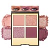 Erinde Eyeshadow Palette, 4 Colours, Matt & Glitter Eyeshadow Palette,