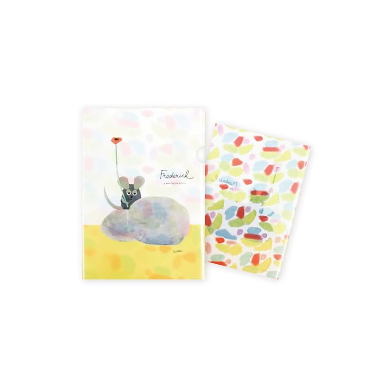 A4 Clear File Leo Leoni Clear Holder [Frederick/Frederick] Cute 22-