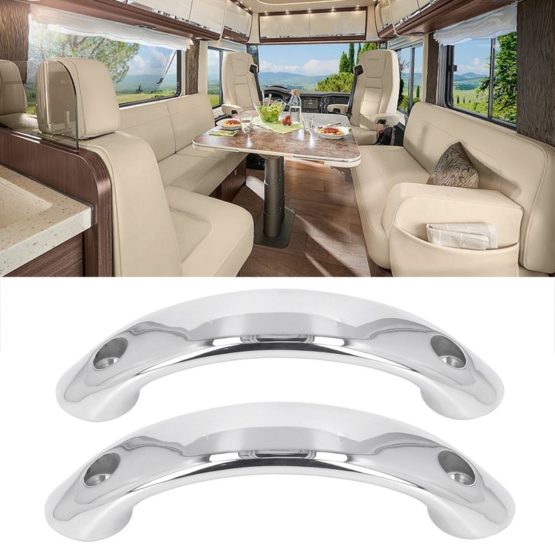 2Pcs Boat Grab Handle Marine Hand Rail 165mm 316 Stainless