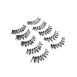 Ipetboom 5 Pairs False Training Eyelash Dense Eyelash Practice Eyelashes Training Makeup Eyelashes Practice Natural Eyelashes Curly 3d