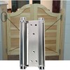 Pair of 8" Heavty Duty Double Action Spring Hinges, Self