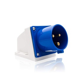 3 Pin Blue Industrial Plug IP44 32A 240V Replacement Plugs for Camping Caravan Industrial