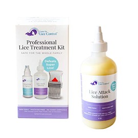 KaPOW Center for Lice Control Products Professional Extra Strength Lice Treatment Kit , for The Whole Family