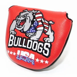 Putter Cover Headcover for Odyssey 2 Ball Magnetic Mallet Fits Scotty Cameron Odyssey Pin Bulldog (Mallet, Red)