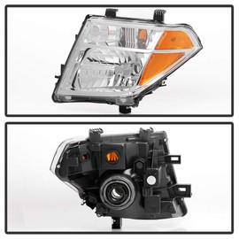 ACANII - For 2005-2008 Nissan Frontier 05-07 Pathfinder Factory Style Headlights Headlamps Chrome Housing Left+Right