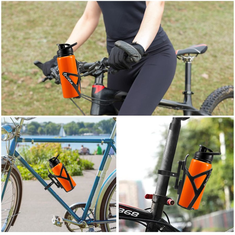 cersaty® Bottle Holder Adapter, Waterproof Bottle Holder Adapter Bicycle with