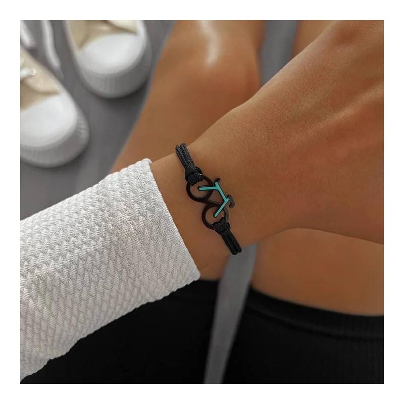 SAILBRACE Bracelet Black Bicycle Black/Mint, one size, Polyester