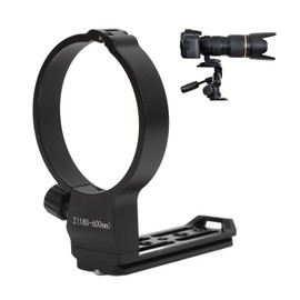 Lens Collar Tripod Mount Ring, Support Bracket Holder Built in Quick Release Plate, Tripod Mount Ring Stand Base for Nikon Nikkor Z 180-600mm F/5.6-6.3 VR