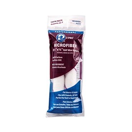 Premier 6-1/2" x 1/4" Nap Microfiber Mini Roller Cover, 2 Pack, 46252