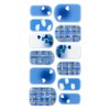 Nailholic Push Active Nail Stickers 03, Overwhelming Blue, 12 Sheets