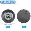 2 Pack Mini Hygrometer Thermometer Digital Humidity Meters, Small Indoor