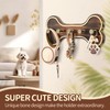 MTERSN Farmhouse Key Holder for Wall - Decorative Rustic Dog