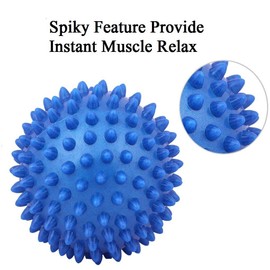Pedimend Massage Balls with Spikes (5PCS) - Deep Tissue Massage Ball - Ideal for Plantar Fasciitis - Stress Relief Therapy - Self Massager Ball - Improve Blood Circulation - Unisex