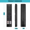 Upgraded ERF3J80H Replacement Smart TV Remote Fit for Hisense 4K