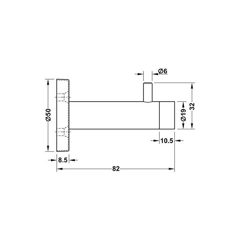 Design Wall Door Buffer Stainless Steel PVD Polished Brass Door