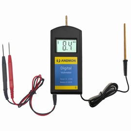 Andmon Electric Fence Tester Battery Testing Digital Electric Fence Voltage Tester Testing Range 250 to19900V LCD Voltage Detector Gardening Tools