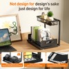 Under Sink Organizer 2 Pack,Pull Out Cabinet Organizer Shelf,Kitchen Bathroom