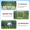 Storgem Baseball and Softball Practice Net 7×7ft Portable Hitting Pitching