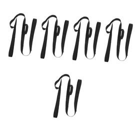 Ipetboom 5pcs Leg Belt Lifting Straps Shoe Lift Ankle Workout Straps Forearm Leg Stretcher Exercise Grips Lifter Leg Straps for Cable Machine Leg Lifting Strap 1 Item Black