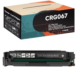 CRG067 Toner Cartridges Compatible for Canon Color imageCLASS LBP630C LBP632Cdw LBP633Cdw MF650C MF653Cdw MF654Cdw MF656Cdw Printers, with Chip, High Yield 3100 Pages, Vivid Colors (Black)
