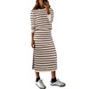 KLWCJFFF Women 2 Piece Outfits Striped Sweater Skirt Sets Fall