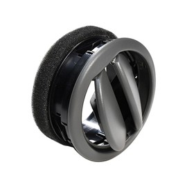 YUCKMZ Luftdüse Lüftungsdüse Armaturenbrett Lüftungsgitter Kompatibel mit Fiat Panda 169 735442827 735362554 Grau