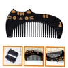 Gatuida Cat Shaped Horn Detangling Comb Wide Teeth Reusable Styling
