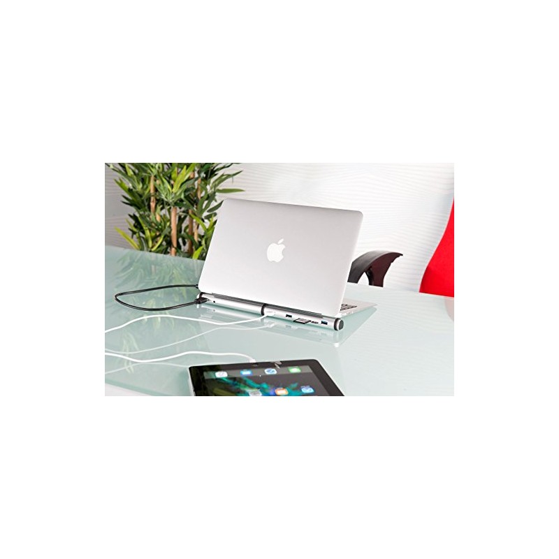 Xystec Port Replicator: 3-Way USB 3.0 Charging Hub & Docking