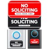 6 in Pack No Soliciting Signs for Doorbells and House
