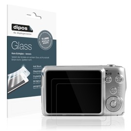 dipos I 2x Screen Protectors 9H Clear Compatible with Agfa Photo Realishot DC8200 Protective Film Anti-Shock Film
