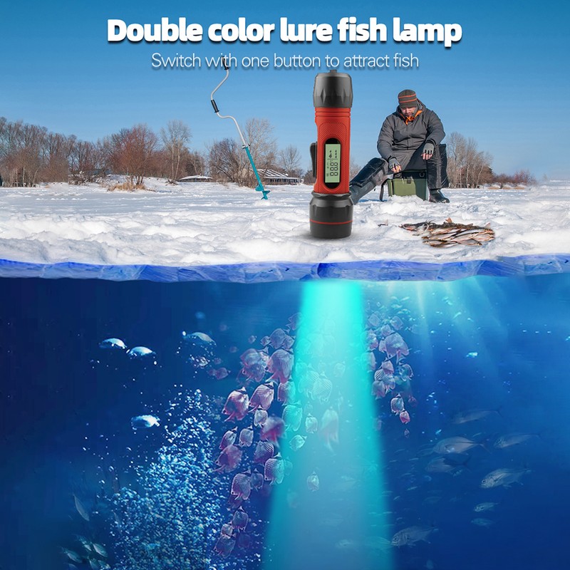 Portable Sonar Fish Finder Waterproof Wireless Depth Finder Ice Fish