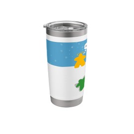 Snow Angel Meeples Stainless Steel Insulated Tumbler