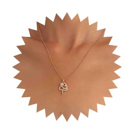 Yheakne Boho Crystal Snake Pendant Necklace Gold Cz Snake Choker Necklace Rhinestone Snake Collar Necklace Punk Serpent Necklace Chain Jewelry for Women and Girls