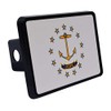 Rhode Island State Flag Trailer Hitch Cover Plug RI