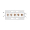 Aurolighting Luminario Downlight De Empotrar En Techo 3000k Ait6230b