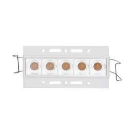 Aurolighting Luminario Downlight De Empotrar En Techo 3000k Ait6230b